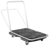 Utility Platform Truck, 30-1/2" L x 20-1/2" W, 250 lbs. Cap., Rubber Wheels Nia-Chem Ltd.