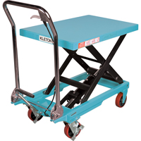 Heavy-Duty Hydraulic Scissor Lift Table, 32" L x 19-3/4" W, Steel, 660 lbs. Capacity Nia-Chem Ltd.