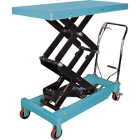 Table &eacute;l&eacute;vatrice robuste &agrave; ciseaux hydraulique, 48" lo x 24" la, Acier, Capacit&eacute; 1545 lb Nia-Chem Ltd.