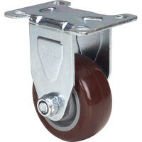 Caster, Rigid, 3" (76 mm), Polyurethane, 230 lbs. (104 kg.) Nia-Chem Ltd.