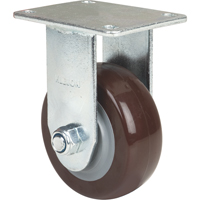 Caster, Rigid, 4" (101.6 mm), Polyurethane, 440 lbs. (199.58 kg.) Nia-Chem Ltd.