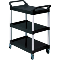 Chariot de service, 3 tiers, 19" x 38" x 34", Capacit&eacute; 200 lb Nia-Chem Ltd.