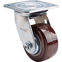 Caster, Swivel, 4" (101.6 mm), Polyurethane, 550 lbs. (249.5 kg.) Nia-Chem Ltd.