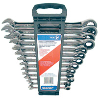 RCWS-13S Long Pattern SAE Ratcheting Combination Wrench Set, Combination, 13 Pieces, Imperial Nia-Chem Ltd.