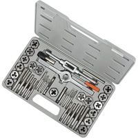 Jeu de taraud & fili&egrave;re SAE en acier rapide TD40H, 40 Morcea Nia-Chem Ltd.