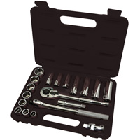 Jeu de douilles m&eacute;triques &agrave; 6 pans ISK-3820M, 20 Mcx, Prise de 3/8", Profond Nia-Chem Ltd.