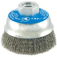 Brosse boisseau &agrave; fils cr&ecirc;p&eacute;s en acier inoxydable Nia-Chem Ltd.
