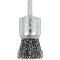 Shaft Mounted Crimped End Brush, 1", 0.012" Fill, 1/4" Shank Nia-Chem Ltd.