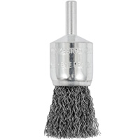 Shaft Mounted Crimped End Brush, 3/4", 0.012" Fill, 1/4" Shank Nia-Chem Ltd.