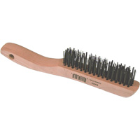 Short Wire Brush, Steel, 4 x 16 Wire Rows, 10" Long Nia-Chem Ltd.