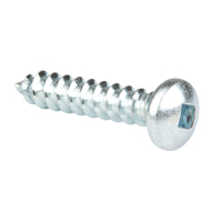 Tapping Screw Pan Head, #14 x 1-1/4" L, Zinc Plated Nia-Chem Ltd.