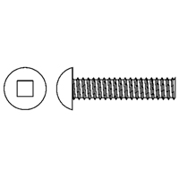 Vis m&eacute;caniques &agrave; t&ecirc;te ronde, #6-32 x 1/4" lo, Zingu&eacute; Nia-Chem Ltd.