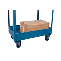 Chariots de service &agrave; bordure profonde, 2 Tiers, 24" la x 47" h x 36" p, Capacit&eacute; 1200 lb Nia-Chem Ltd.