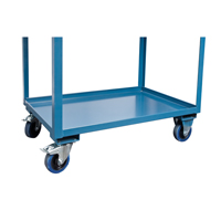 Chariots de service mobiles, 2 Tiers, 24" la x 57" h x 40" p, Capacit&eacute; 1200 lb Nia-Chem Ltd.