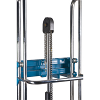 Hydraulic Platform Lift Stacker, Foot Pump Operated, 880 lbs. Capacity, 60" Max Lift MN397 | Nia-Chem Ltd.