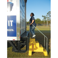 Industrial Step Stool, 4 Steps, 43" x 22-1/2" x 66" High Nia-Chem Ltd.