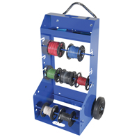 Chariot portatif pour mat&eacute;riaux bobin&eacute;s, Acier, 4 Montants, 29" la x 47-5/16" h x 21-7/8" p, Capacit&eacute; de 300 lb Nia-Chem Ltd.