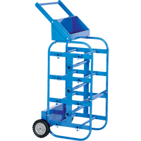 Chariot portatif pour mat&eacute;riaux bobin&eacute;s, Acier, 11 Montants, 19-1/2" la x 43-1/4" h x 17-1/2" p, Capacit&eacute; de 150 lb Nia-Chem Ltd.