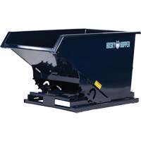 Self-Dumping Hopper, Steel, 2 cu.yd., Blue Nia-Chem Ltd.