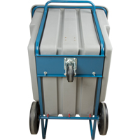 Chariot basculeur en acier, Poly&eacute;thyl&egrave;ne, 1,1 vg³, Capacit&eacute; de charge de 1250 lb Nia-Chem Ltd.