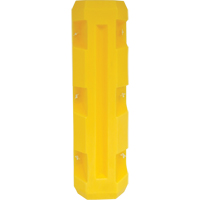 Slim Column Protector, 3" x 3" Inside Opening, 12" L x 12" W x 42" H, Yellow MO036 | Nia-Chem Ltd.