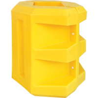 Short Column Protector, 6" x 6" Inside Opening, 24" L x 24" W x 24" H, Yellow MO040 | Nia-Chem Ltd.