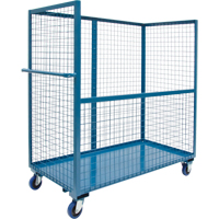 Chariot grillag&eacute; pour transport , Acier, 24" x 55" x 48", Capacit&eacute; 2400 lb Nia-Chem Ltd.