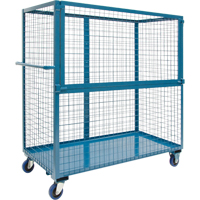 Chariot grillag&eacute; pour transport , Acier, 24" x 55" x 36", Capacit&eacute; 1200 lb Nia-Chem Ltd.