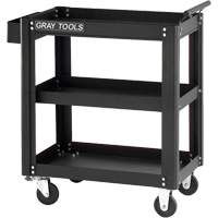 Utility Cart, 19-1/4" L x 27-1/2" W x 32-3/4" H, Grey Nia-Chem Ltd.