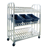 Chariot de pr&eacute;paration, 3 Tiers, 59" la x 67-1/2" h x 26" p, Capacit&eacute; 1000 lb Nia-Chem Ltd.