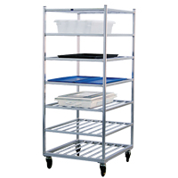 Chariot &agrave; tablettes, 7 Tiers, 28-1/2" la x 69" h x 32" p, Capacit&eacute; 525 lb Nia-Chem Ltd.