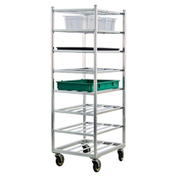 Chariot &agrave; tablettes, 8 Tiers, 20-7/8" la x 67" h x 27" p, Capacit&eacute; 600 lb Nia-Chem Ltd.