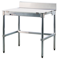 Poly-Top Workbench, 36" W x 24" D x 35-1/2" H, 2000 lbs. Capacity MO499 | Nia-Chem Ltd.