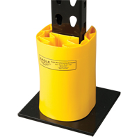 Polyethylene Rack Guard, 5" W x 6" L x 8" H, Yellow MO762 | Nia-Chem Ltd.