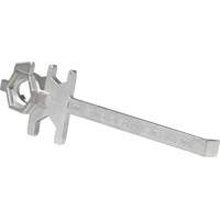 Drum Wrench, 3/4"/2" Opening, 9-1/2" Handle, Stainless Steel MO875 | Nia-Chem Ltd.