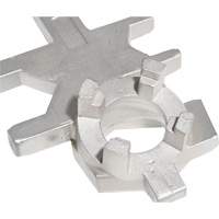 Cl&eacute; pour baril, Ouverture de 3/4"/2", Poign&eacute;e 9-1/2", Acier inoxydable Nia-Chem Ltd.