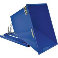 Self-Dumping Hopper, Steel, 1 cu.yd., Blue Nia-Chem Ltd.