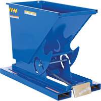 Self-Dumping Hopper, Steel, 1/3 cu.yd., Blue Nia-Chem Ltd.