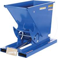 Self-Dumping Hopper, Steel, 1/3 cu.yd., Blue Nia-Chem Ltd.