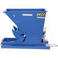 Self-Dumping Hopper, Steel, 1/3 cu.yd., Blue Nia-Chem Ltd.