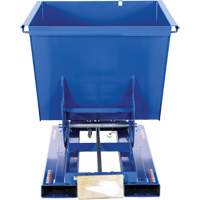 Self-Dumping Hopper, Steel, 1/2 cu.yd., Blue Nia-Chem Ltd.