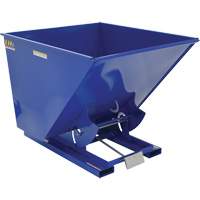 Self-Dumping Hopper, Steel, 2 cu.yd., Blue Nia-Chem Ltd.