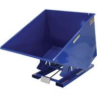 Self-Dumping Hopper, Steel, 2 cu.yd., Blue Nia-Chem Ltd.