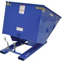 Self-Dumping Hopper, Steel, 2 cu.yd., Blue Nia-Chem Ltd.