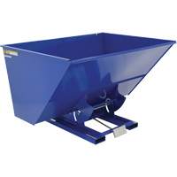 Self-Dumping Hopper, Steel, 3 cu.yd., Blue Nia-Chem Ltd.