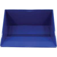 Self-Dumping Hopper, Steel, 3 cu.yd., Blue Nia-Chem Ltd.