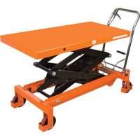 Hydraulic Scissor Lift Table, 48" L x 24" W, Steel, 1540 lbs. Capacity MP012 | Nia-Chem Ltd.