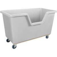 Easy Access Box Truck, Polyethylene, 63" L x 34-1/4" W x 38-1/2" H, 24 cu. ft. Volume, 1200 lbs. Capacity Nia-Chem Ltd.