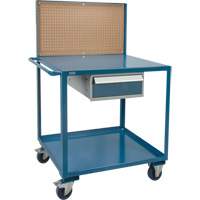 Chariot de service mobile, 2 Tiers, 24" la x 57" h x 40" p, Capacit&eacute; 1200 lb Nia-Chem Ltd.