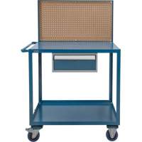 Chariot de service mobile, 2 Tiers, 24" la x 57" h x 40" p, Capacit&eacute; 1200 lb Nia-Chem Ltd.